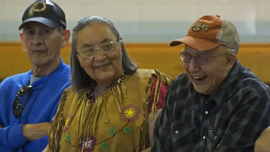 Group of elderly people smiling